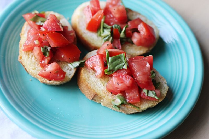Bruschetta With Tomato And Basil