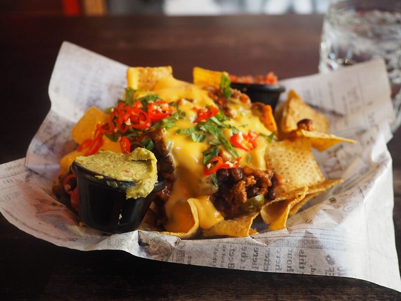 Nachos with Ground Beef – Skip