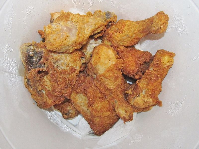 Bucket Of Fried Chicken And Root Beer Soda