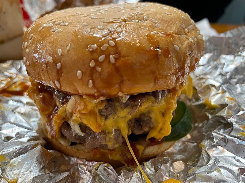 Five Guys Cheeseburger