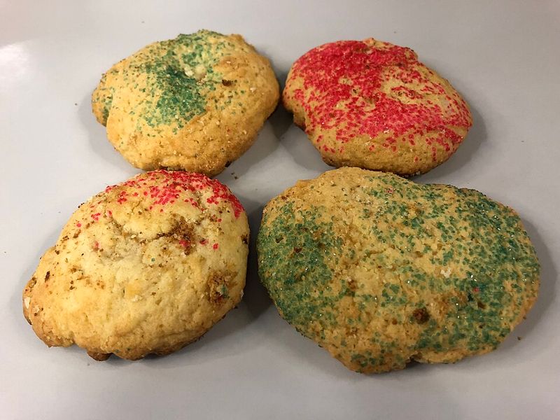 Holiday Sugar Cookies with Sprinkles