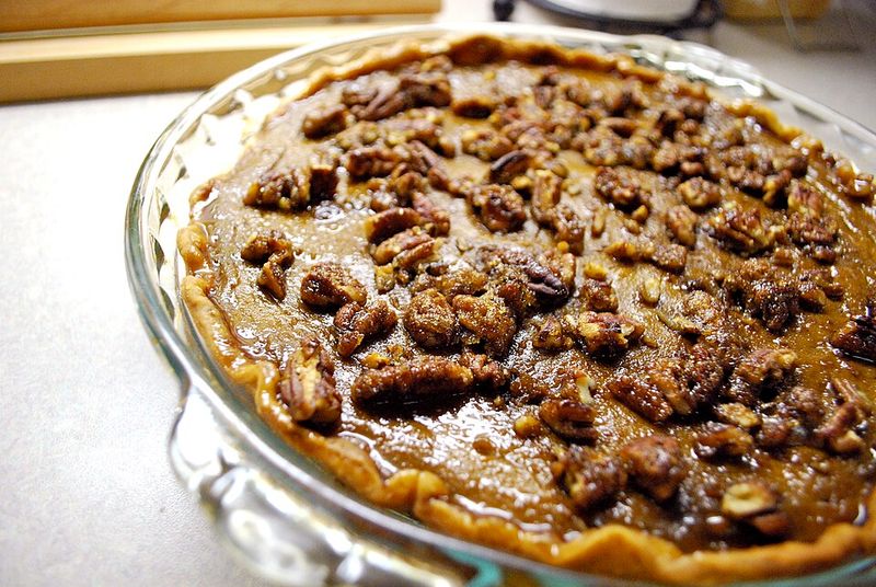 Pumpkin Pecan Pie