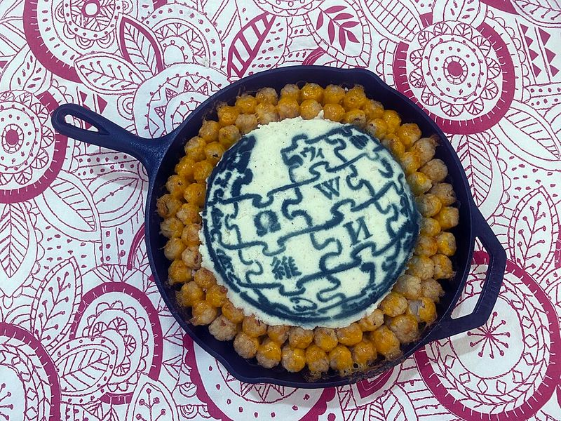 Party Tater Tot Hotdish With Fun Topping