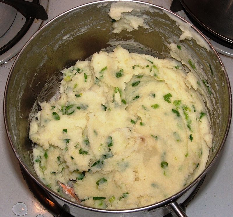 Champ, Irish Mashed Potatoes With Scallions