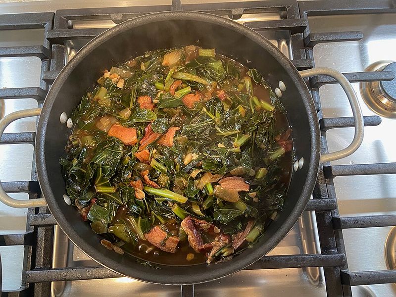 Collard Greens with Ham Hocks
