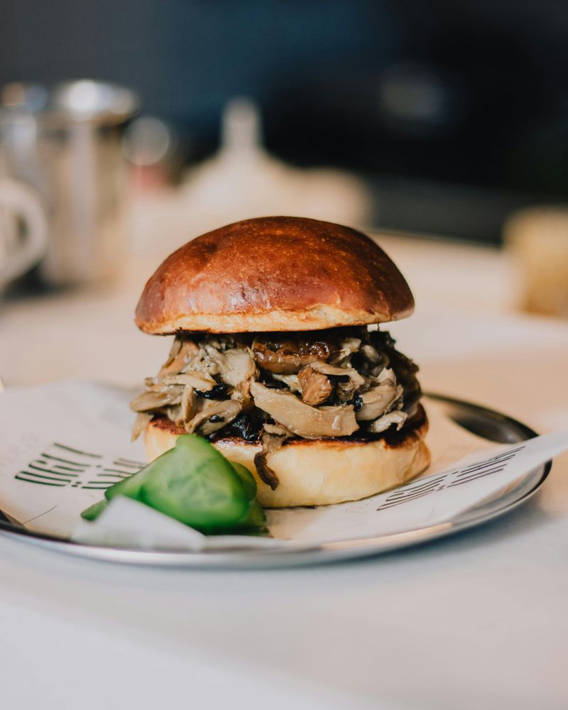 Mushroom and Swiss Burger
