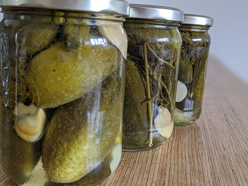 Pickled Garden Cucumbers