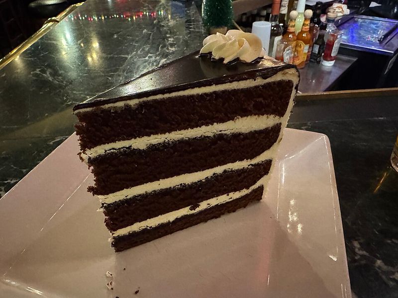 Layered Chocolate Mint Gateau