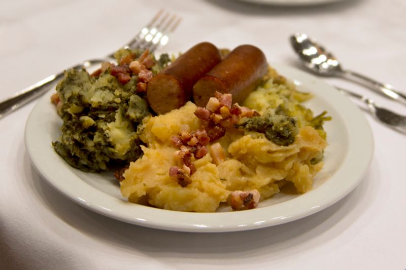 Classic Dutch Stamppot With Sausage