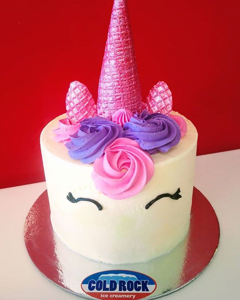 Unicorn Ice Cream Cake