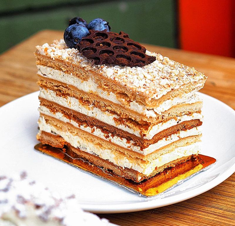 Medovik (Russian Honey Cake) – Russia