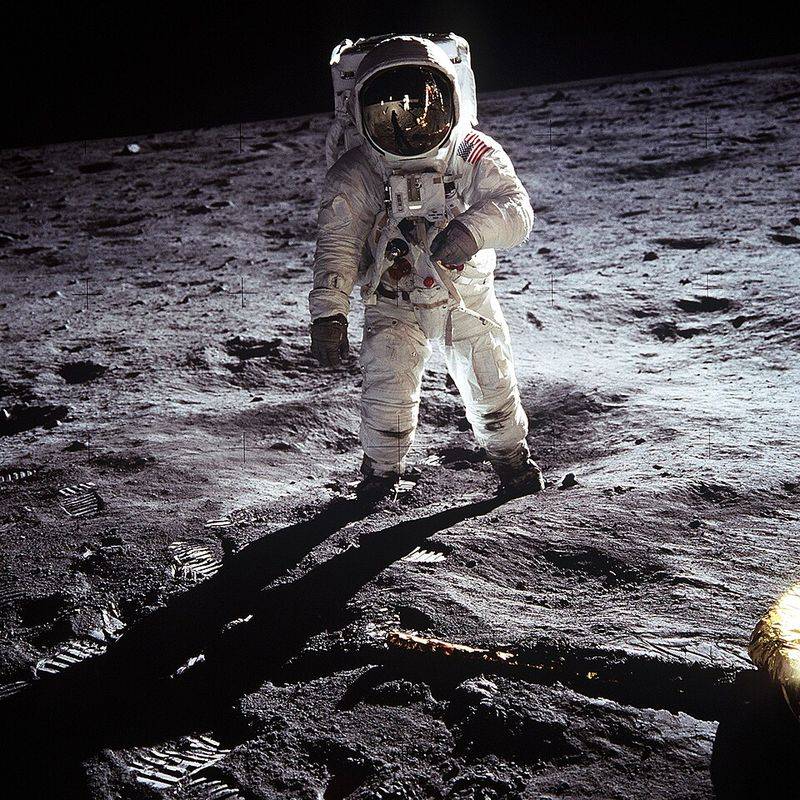 Buzz Aldrin On The Moon (1969)