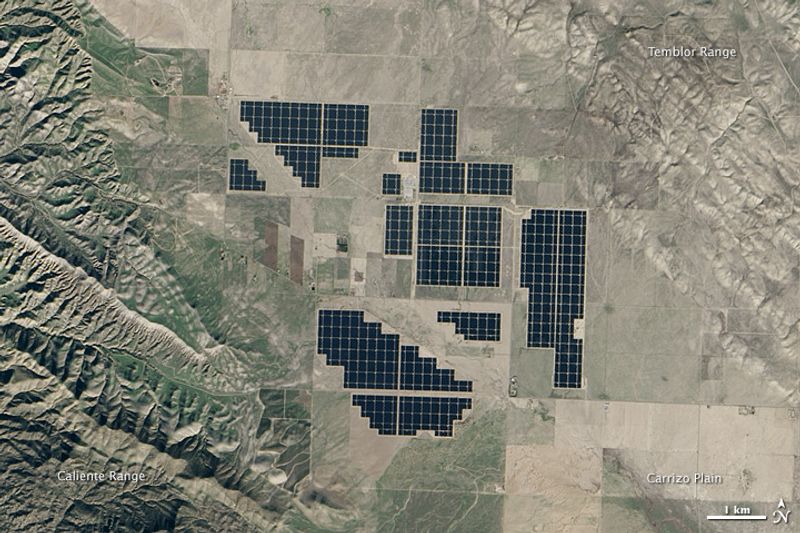 Topaz Solar Farm In California