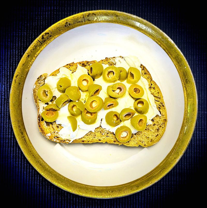 Olive and Cream Cheese Sandwiches