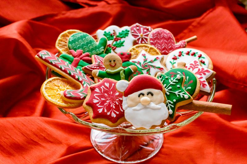 Iced Christmas Sugar Cookies