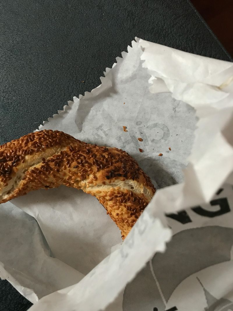 Sesame-Crusted Simit Crescent