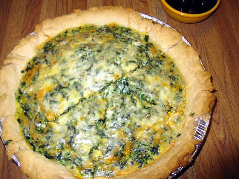 Mini Quiches with Spinach and Cheese