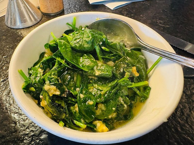 Simple Sautéed Spinach