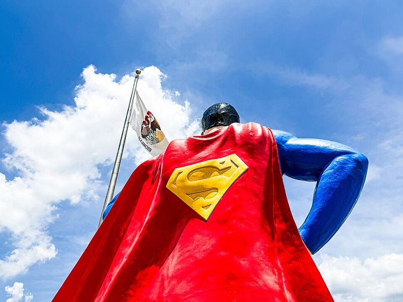 Illinois – Superman Statue in Metropolis
