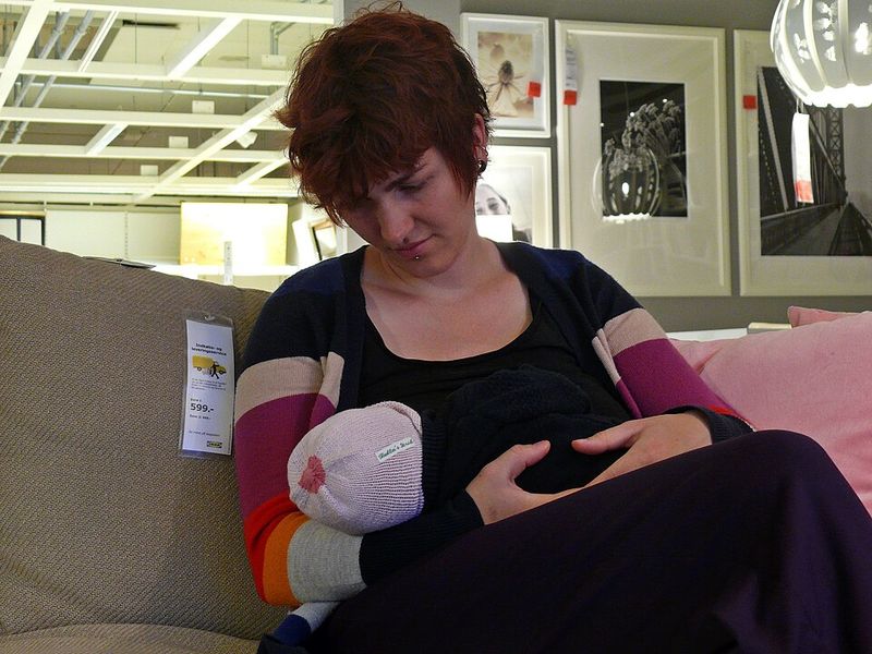 Breastfeeding In Public Was Less Accepted