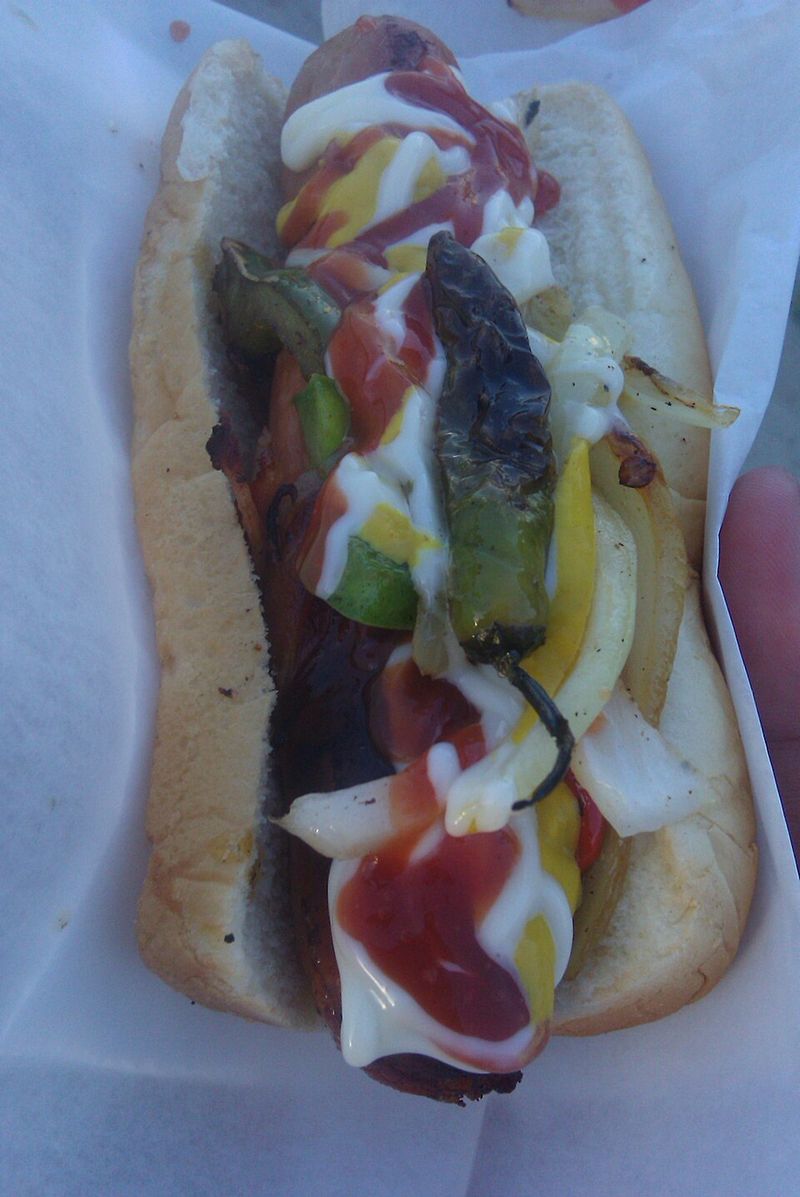 Los Angeles Bacon-Wrapped Street Hot Dog