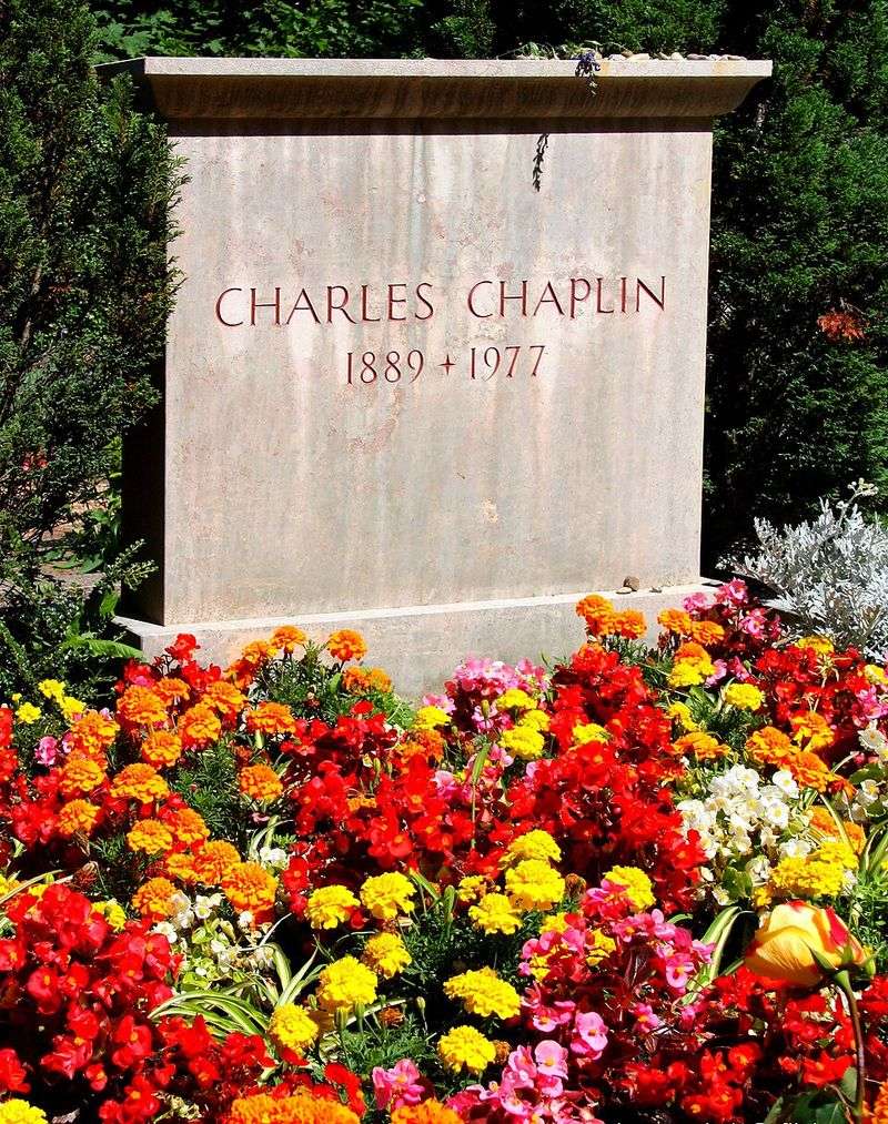 Charlie Chaplin (Corsier-sur-Vevey Cemetery, Switzerland)
