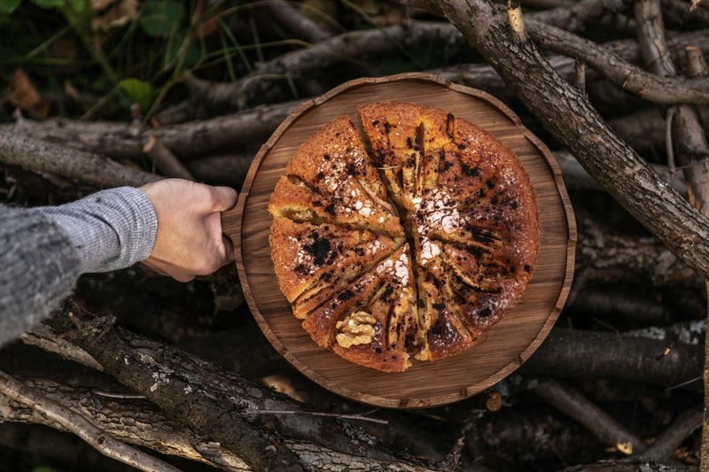 Maple Walnut Slab Pie