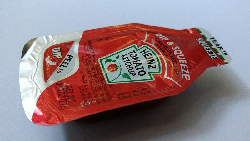 Squeezable Ketchup Packets