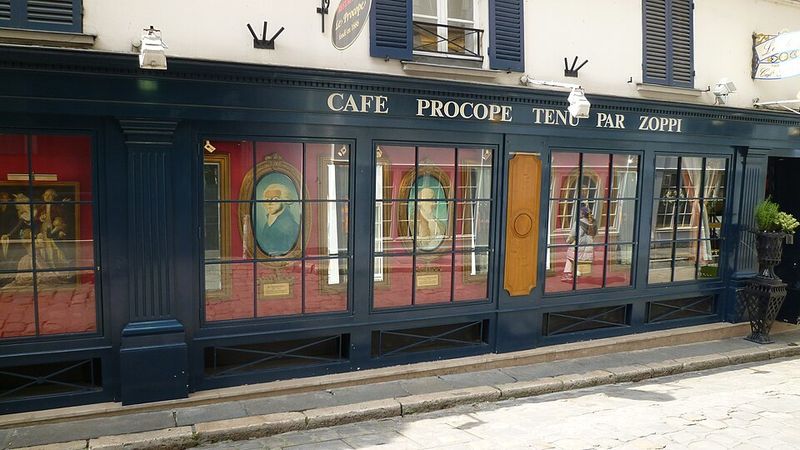 Café Procope Serves Parisian Society