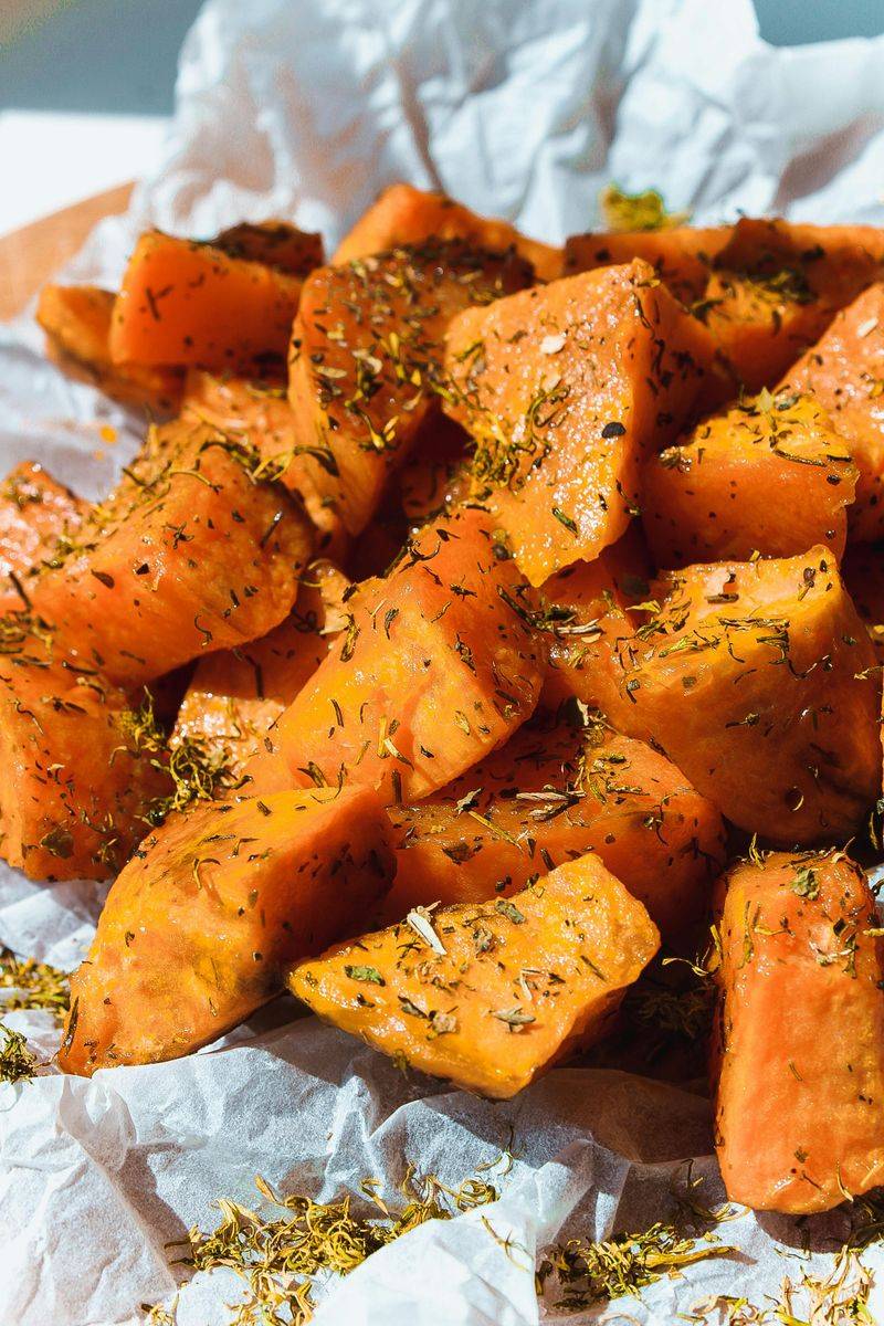 Roasted Sweet Potato Wedges