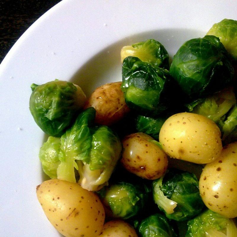 Boiled Brussels Sprouts