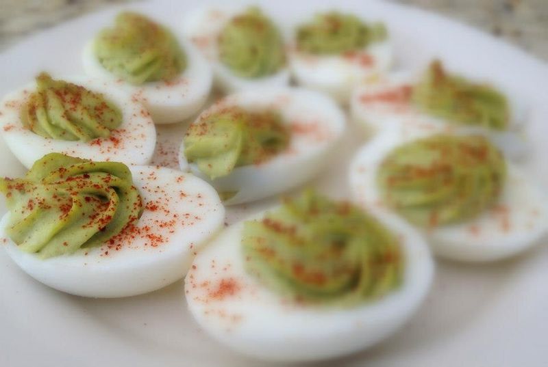 Avocado Deviled Eggs