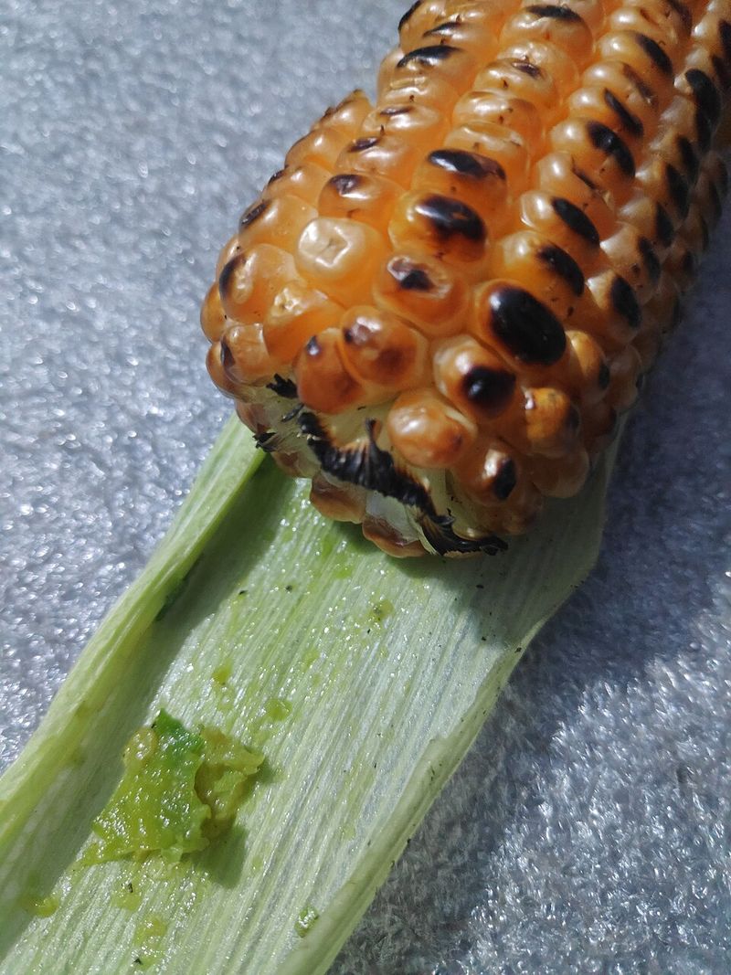 Charred Corn On The Grill