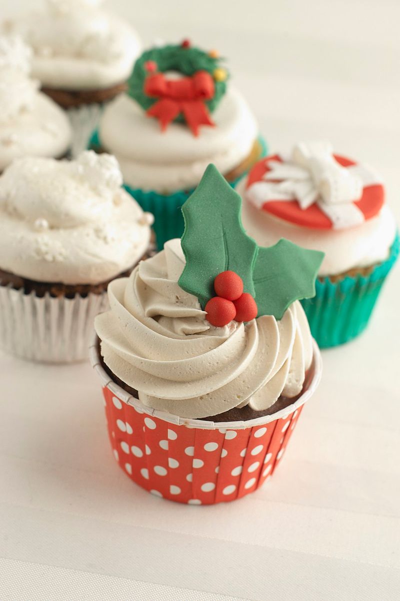 Festive Christmas Cupcakes