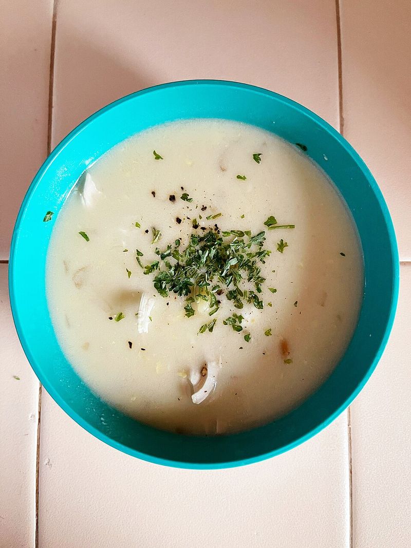 Avgolemono (Greek Egg-Lemon Soup)