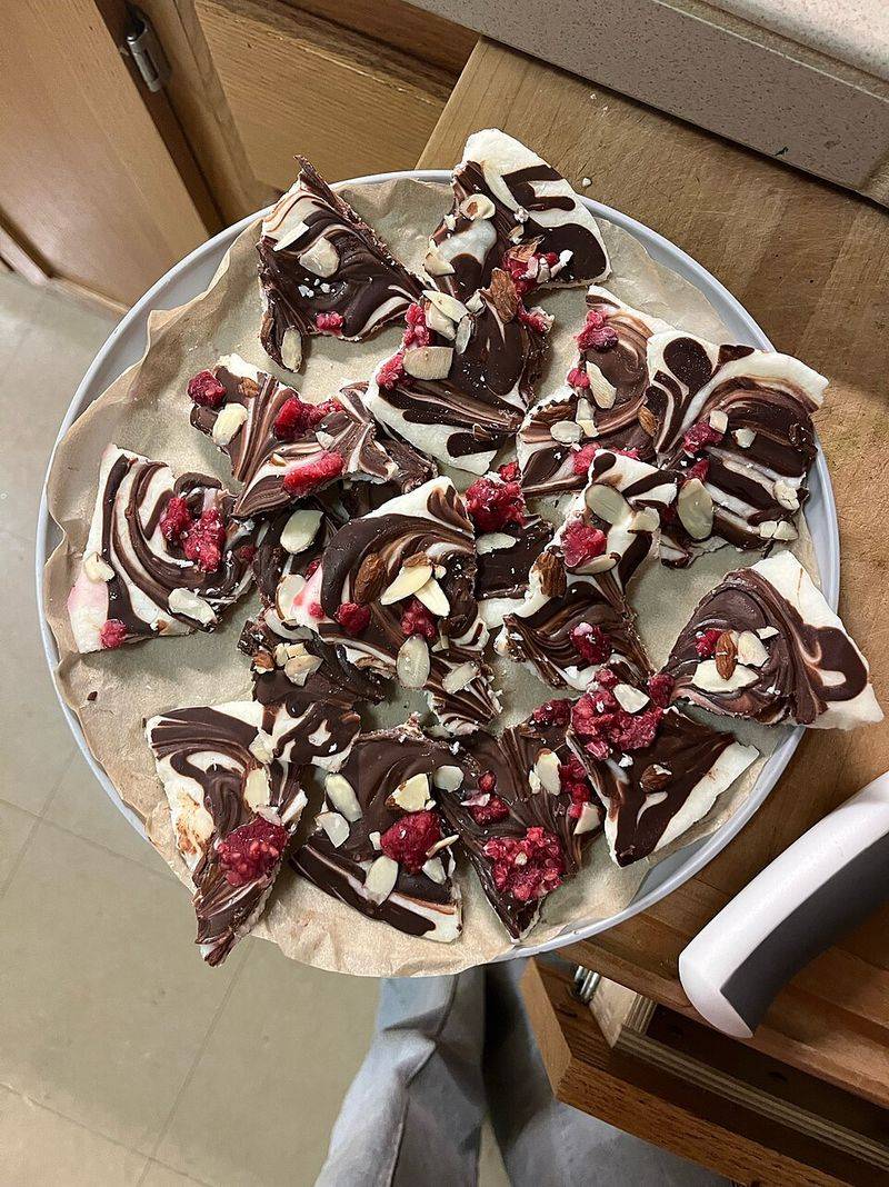Frozen Berry Yogurt Bark