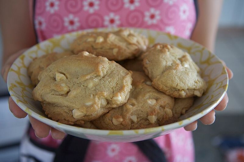 White Chocolate Macadamia Cookies