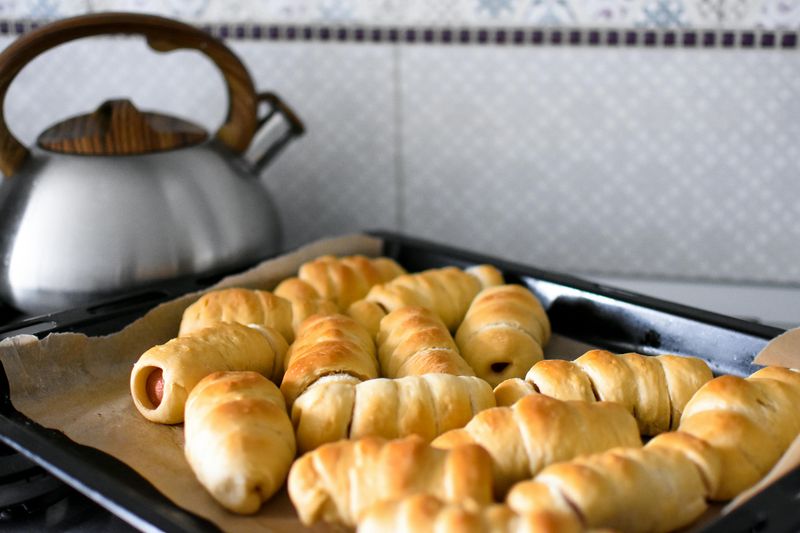 Sausage-Stuffed Crescents
