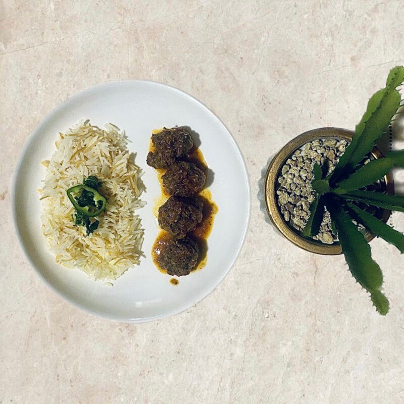Middle Eastern Lamb Meatballs With Tahini Sauce