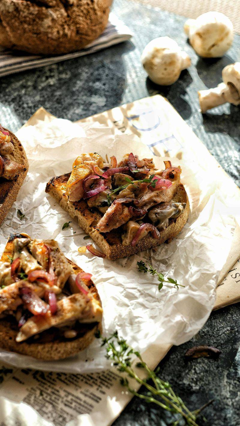 Mushroom Bruschetta
