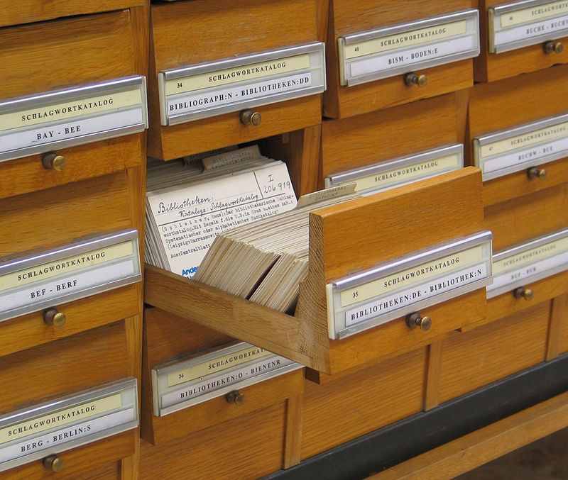 Using A Card Catalog