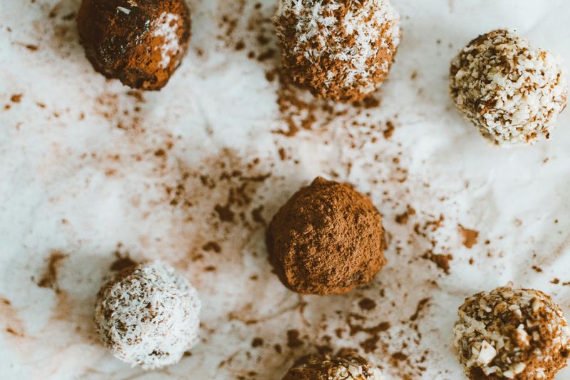 Nutella Truffles Rolled in Cocoa