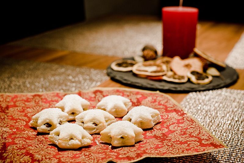 Delicate Almond-Filled Holiday Pastries