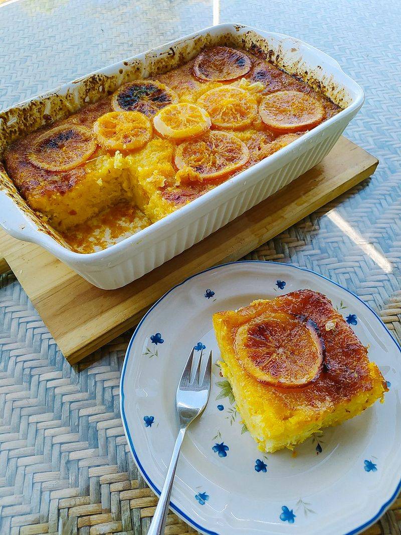 Portokalopita Greek Orange Cake