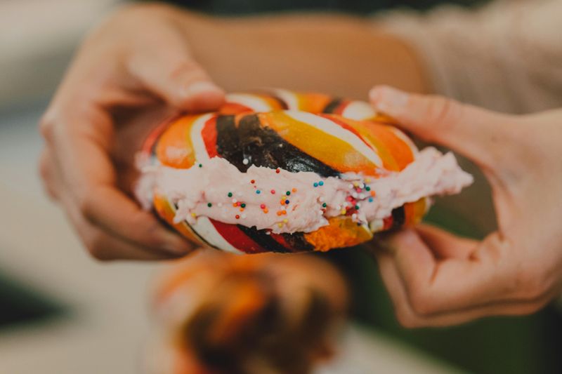 Rainbow Bagel