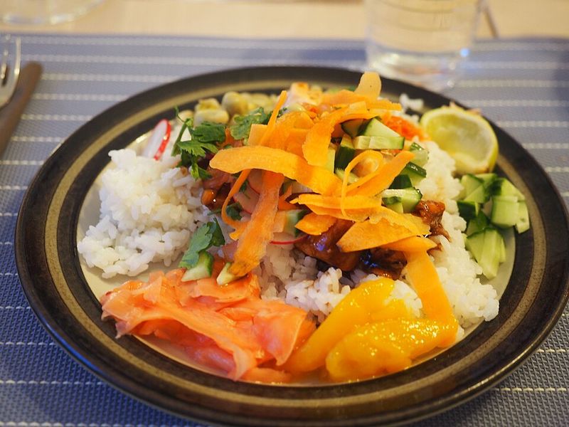 Salmon Teriyaki Bowl (Rice Or Greens)