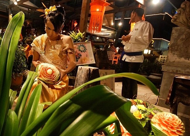 Fruit Sculpting Competition