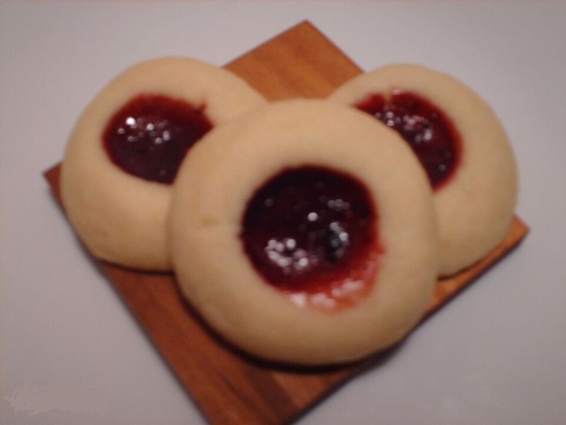 Jam Thumbprint Cookies