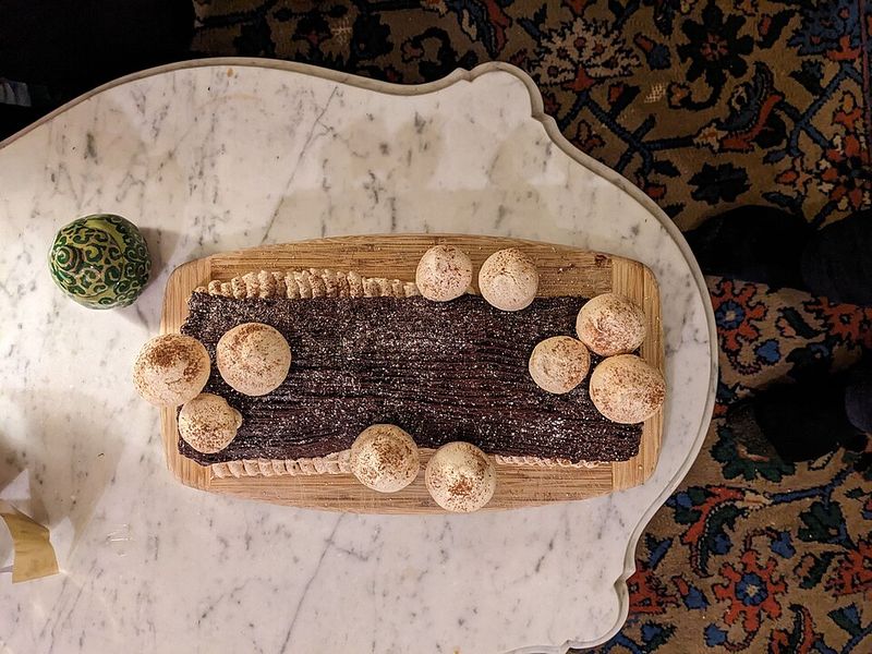 Yule Log Cake