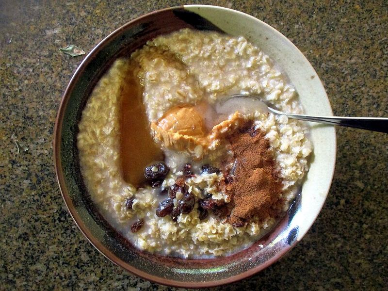 Creamy Oatmeal Porridge With Star Anise
